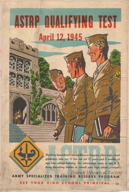 Poster - ASTRP Qualifying Test
April 12, 1945