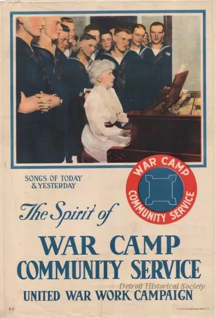 Poster - Songs of Today & Yesterday,
The Spirit of War Camp Community Service