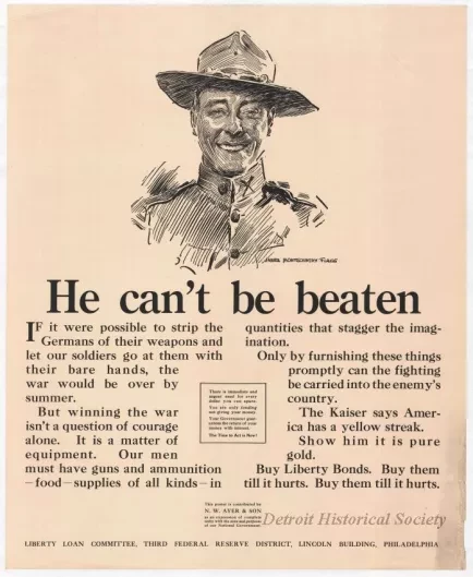 Poster - He can't be beaten