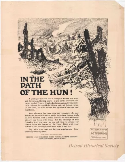 Poster - In the Path of the Hun