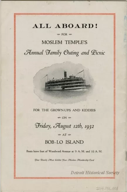 Magazine - Moslem Fez, August 1932