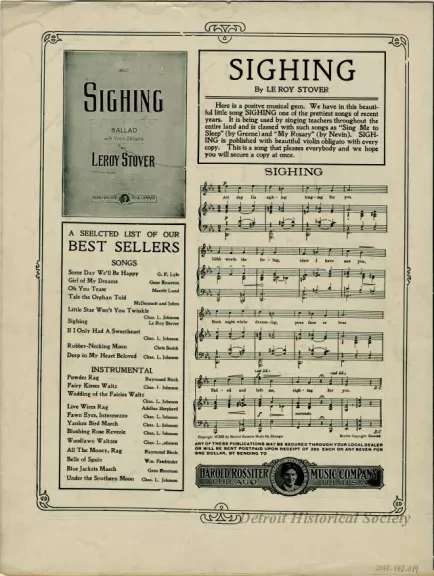 Music, Sheet - Let's All Take A Trip Out To Riverview