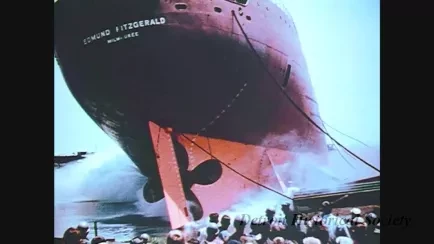 Film, Motion Picture - Launch of the Edmund Fitzgerald Hull #301, Great Lakes Engineering Works