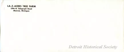 Envelope - La-Z-Acres Tree Farm