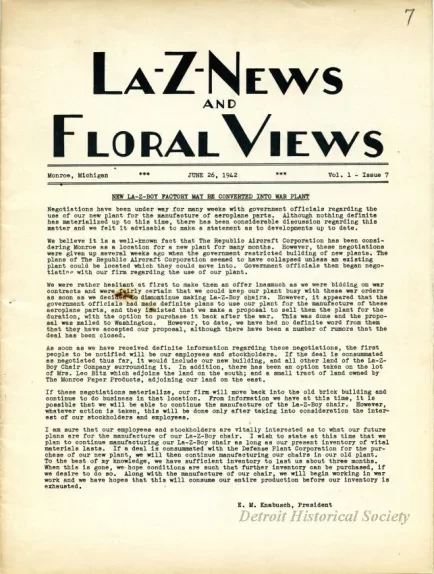 Newsletter - La-Z-News & Floral Views