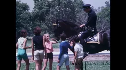 Film, Motion Picture - Detroit Police Mounted Bureau