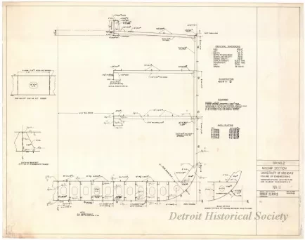Drawing, Technical - Dr. No. 2,
Midship Section