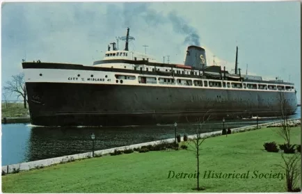 Postcard - S.S. CITY OF MIDLAND "41"