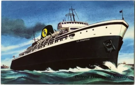 Postcard - S.S. SPARTAN
