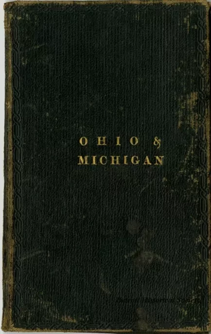Map - Map of Ohio and the settled parts of Michigan.