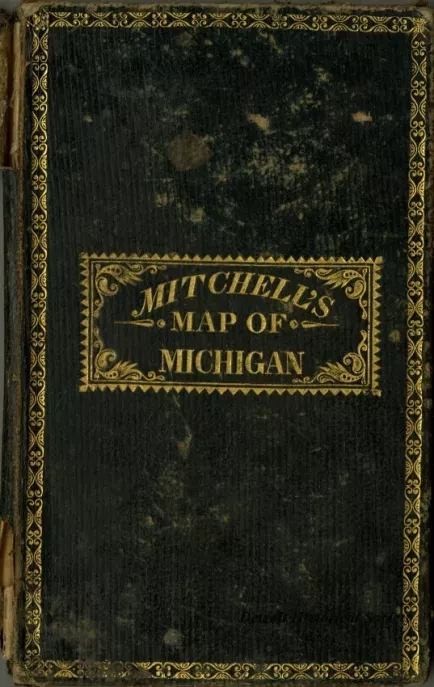 Cover, Map - Mitchell's Map Of Michigan