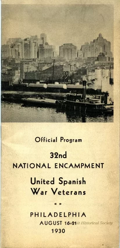 Program - 32nd National Encampment,
United Spanish War Veterans