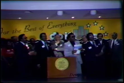 U-Matic - Mayor Coleman A. Young "Do It In Detroit" News Conference
