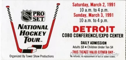 Program - Pro Set National Hockey Tour