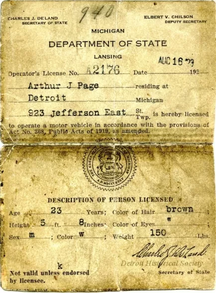 License, Transportation