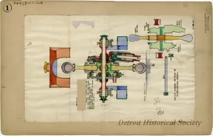 Drawing - Sketch Showing Method of Dismounting Wheel
