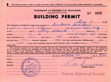 Permit, Building - Building Permit