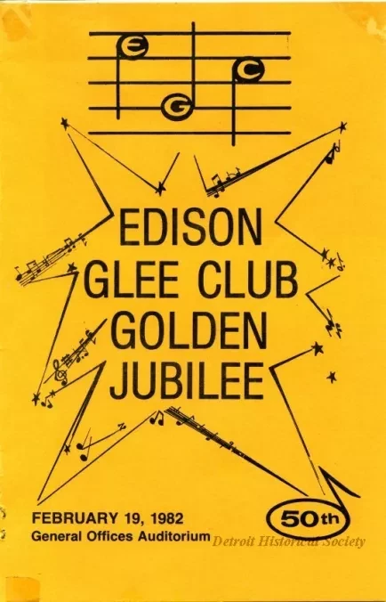 Program - Edison Glee Club Golden Jubilee, 50th
