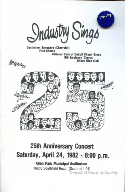 Program - Industry Sings 25th Anniversary Concert