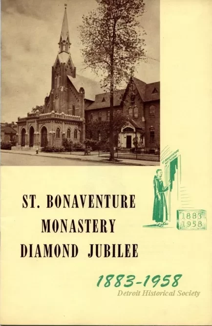 Booklet - St. Bonaventure Monastery Diamond Jubilee, 1883-1958