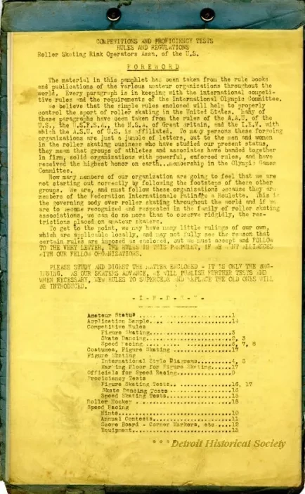 Rules - Competitions and Proficiency Tests,
Rules and Regulations