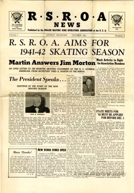 Newsletter - R.S.R.O.A. News