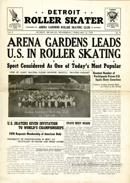 Newsletter - Detroit Roller Skater