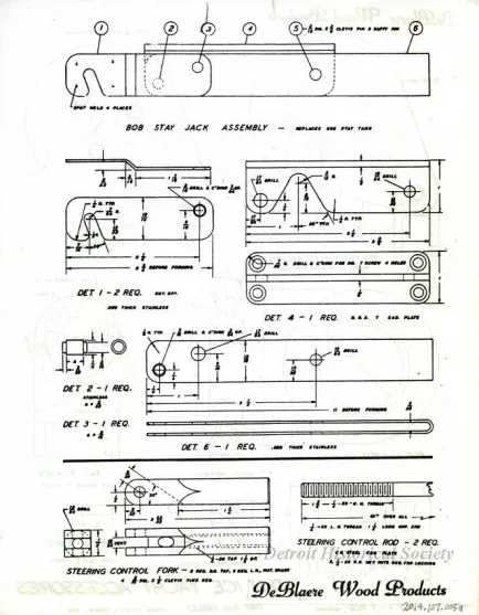 Drawing, Technical - DN Ice Yacht Accessories
