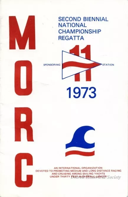 Program - MORC
Second Biennial National Championship Regatta, 1973