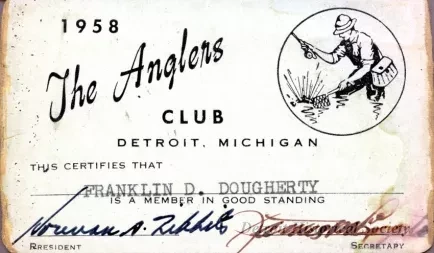 Card, Membership - The Anglers Club