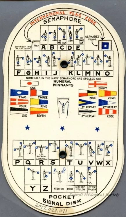 Card, Instruction - The Pocket Signal Disk