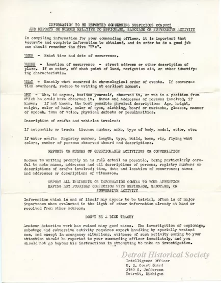 Letter - United States Coast Guard Auxiliary