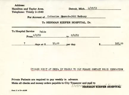 Invoice - Herman Kiefer Hospital