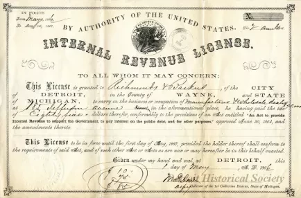License - Internal Revenue License