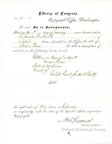 Registration - Library of Congress