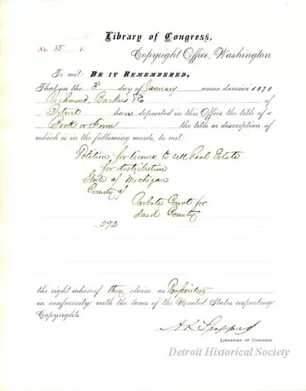 Registration - Library of Congress