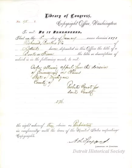 Registration - Library of Congress