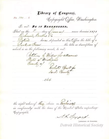 Registration - Library of Congress