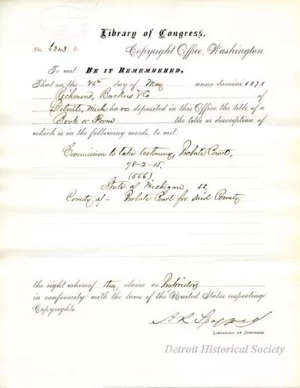 Registration - Library of Congress