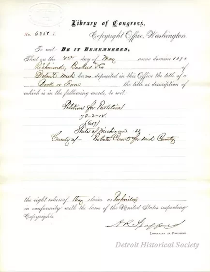 Registration - Library of Congress