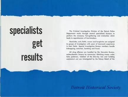Booklet - Detroit Police Department