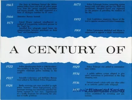 Booklet - Detroit Police Department