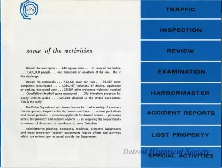 Booklet - Detroit Police Department