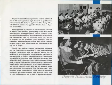 Booklet - Detroit Police Department