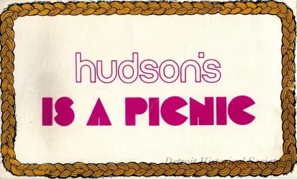 Sign - Hudson's Is A Picnic