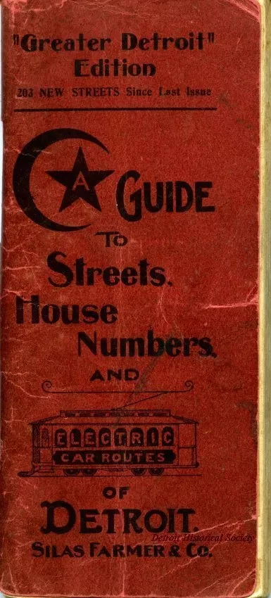 Guidebook - Guide to Streets, House Numbers, and Electric Car Routes of Detroit
