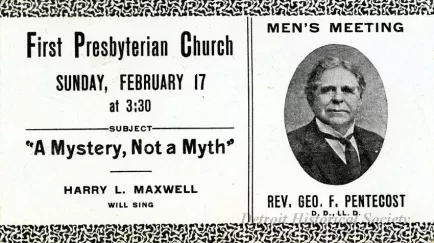Advertisement - First Presbyterian Church