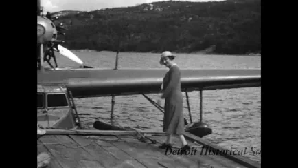 Film, Motion Picture - Alg. Race Course, Mrs. Wood at Georgian Bay