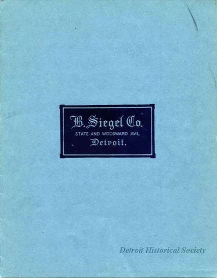 Catalog, Sales - B. Siegel Co.