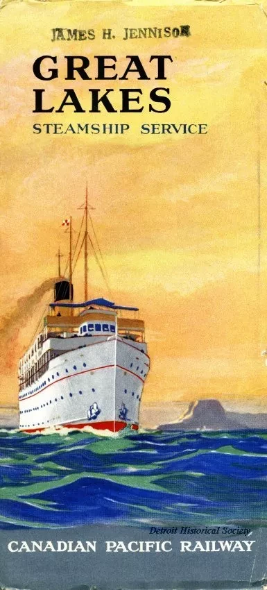 Brochure - Great Lakes Steamship Service
Canadian Pacific Railway